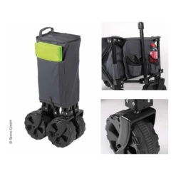 CAMP4 Chariot Pliable 90 X 48 Cm -Camping En Plein Air camp4 chariot pliable 90 x 48 cm 1