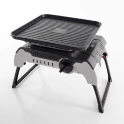 CAMP4 Plaque Plancha Carrée Pour Réchaud Cook'n Fold -Camping En Plein Air camp4 plaque plancha carree pour rechaud cook n fold 3