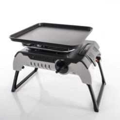 CAMP4 Plaque Plancha Carrée Pour Réchaud Cook'n Fold -Camping En Plein Air camp4 plaque plancha carree pour rechaud cook n fold 4