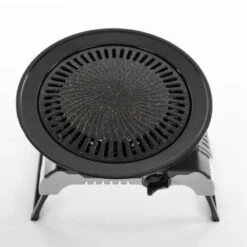 CAMP4 Plaque Plancha Ronde Pour Réchaud Cook'n'Fold -Camping En Plein Air camp4 plaque plancha ronde pour rechaud cook n fold 2