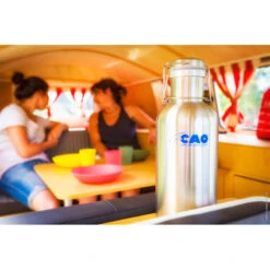 Devant -Camping En Plein Air cao bouteille inox 1 l 1