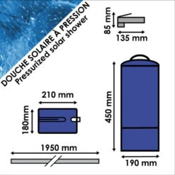 CAO Douche Solaire à Pression 15 CAO Douche Solaire à Pression -Camping En Plein Air cao douche solaire a pression 5