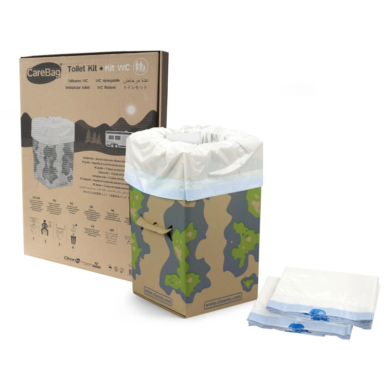 CLEANIS CareBag Kit Toilettes Sèches Pliable 5 CLEANIS CareBag Kit Toilettes Sèches Pliable – Image 3