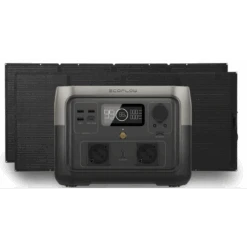 ECOFLOW River 2 Max 512 Wh + Panneaux Solaires 2 X 110 W