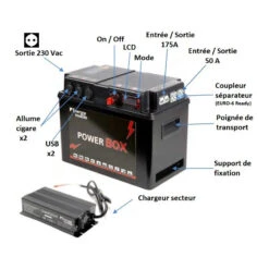 EM PowerBox 1280 Wh + 1000W / 230V 15 EM PowerBox 1280 Wh + 1000W / 230V -Camping En Plein Air em powerbox 1280 wh 1000w 230v 5