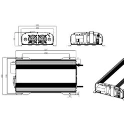 EM Convertisseur PSW-DIF 1600 W -Camping En Plein Air energie mobile psw dif 1600 w 3