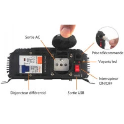 EM Convertisseur PSW-DIF 350 W 10 EM Convertisseur PSW-DIF 350 W -Camping En Plein Air energie mobile psw dif 350 w 3