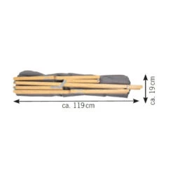 HT Chaise Longue Rembourrée -Camping En Plein Air ht chaise longue rembourree 3