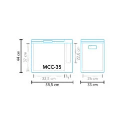 MESTIC Cool Box MCC-35 -Camping En Plein Air mestic cool box mcc 35 7