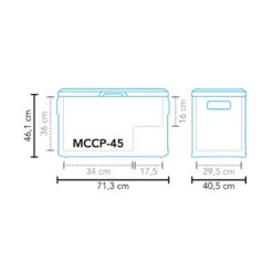 MESTIC Cool Box MCCP-45 AC/DC -Camping En Plein Air mestic cool box mccp 45 ac dc 2