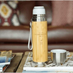 NORTHCORE Thermos® Bambou En Acier 360 Ml Avec Mug -Camping En Plein Air northcore thermos bambou en acier 360 ml avec mug 4