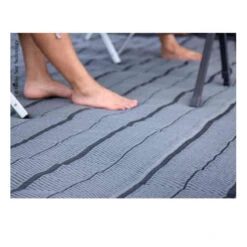 REIMO Tapis Villa Grey -Camping En Plein Air reimo tapis villa grey 1