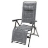 TRIGANO Fauteuil Relax Alu Matelassé -Camping En Plein Air trigano fauteuil relax alu matelasse