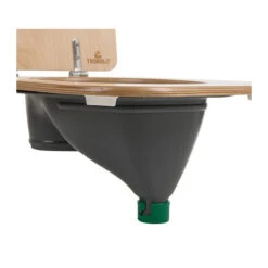TROBOLO Séparateur Gris Avec Siège De Toilette -Camping En Plein Air trobolo separateur gris avec siege de toilette 4